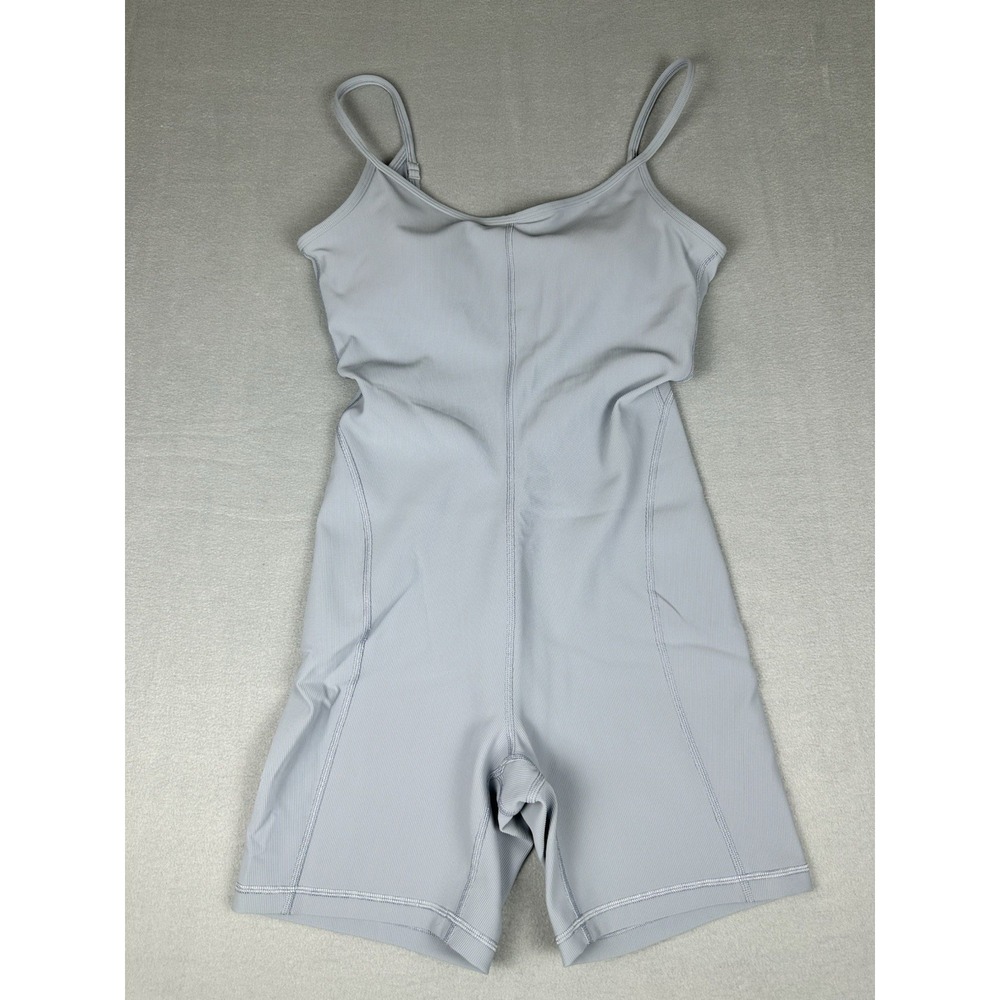 Lululemon Ribbed Unitard Black Women's Size 8 Athletic